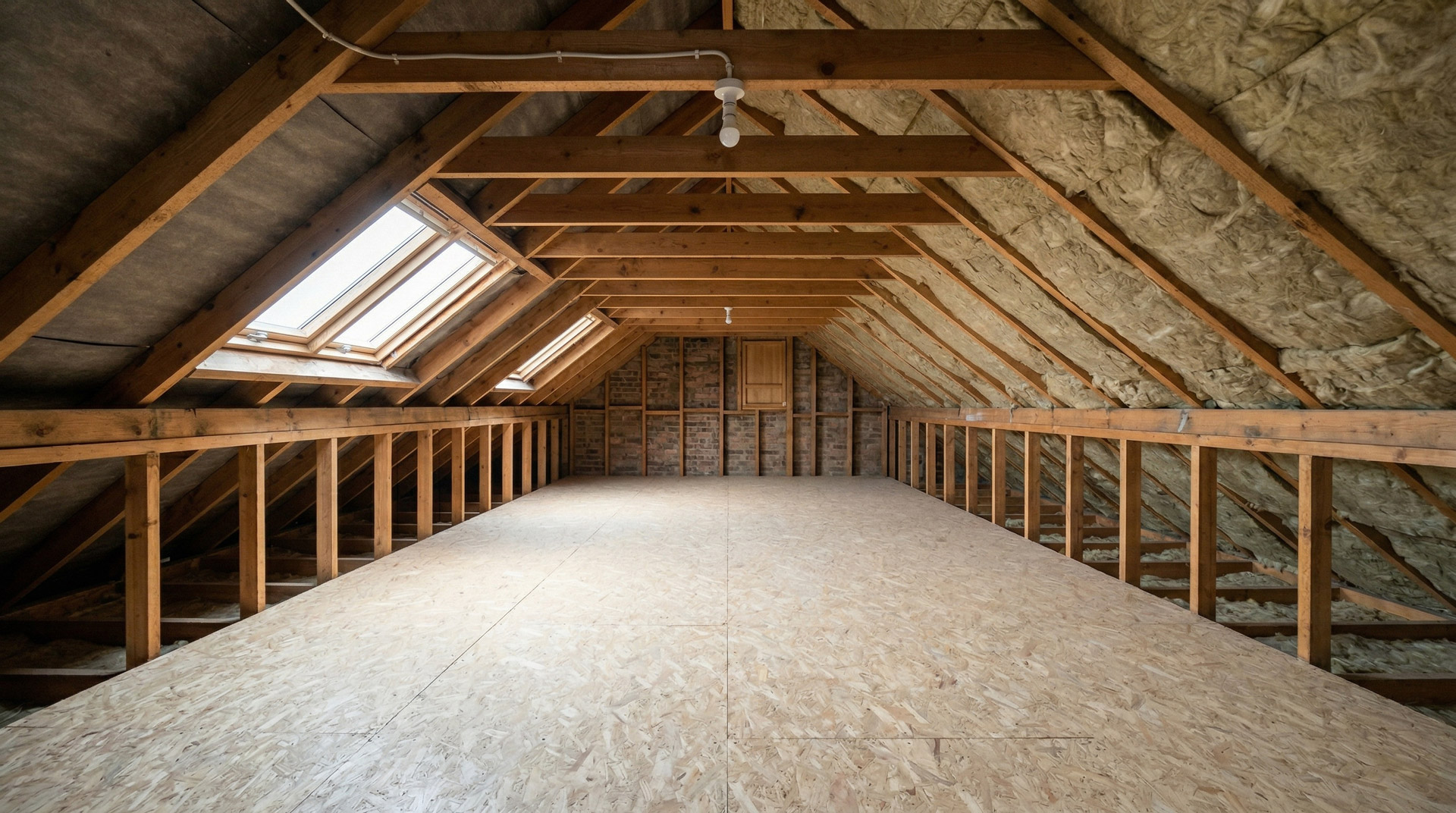 Primeway loft installation work in progress